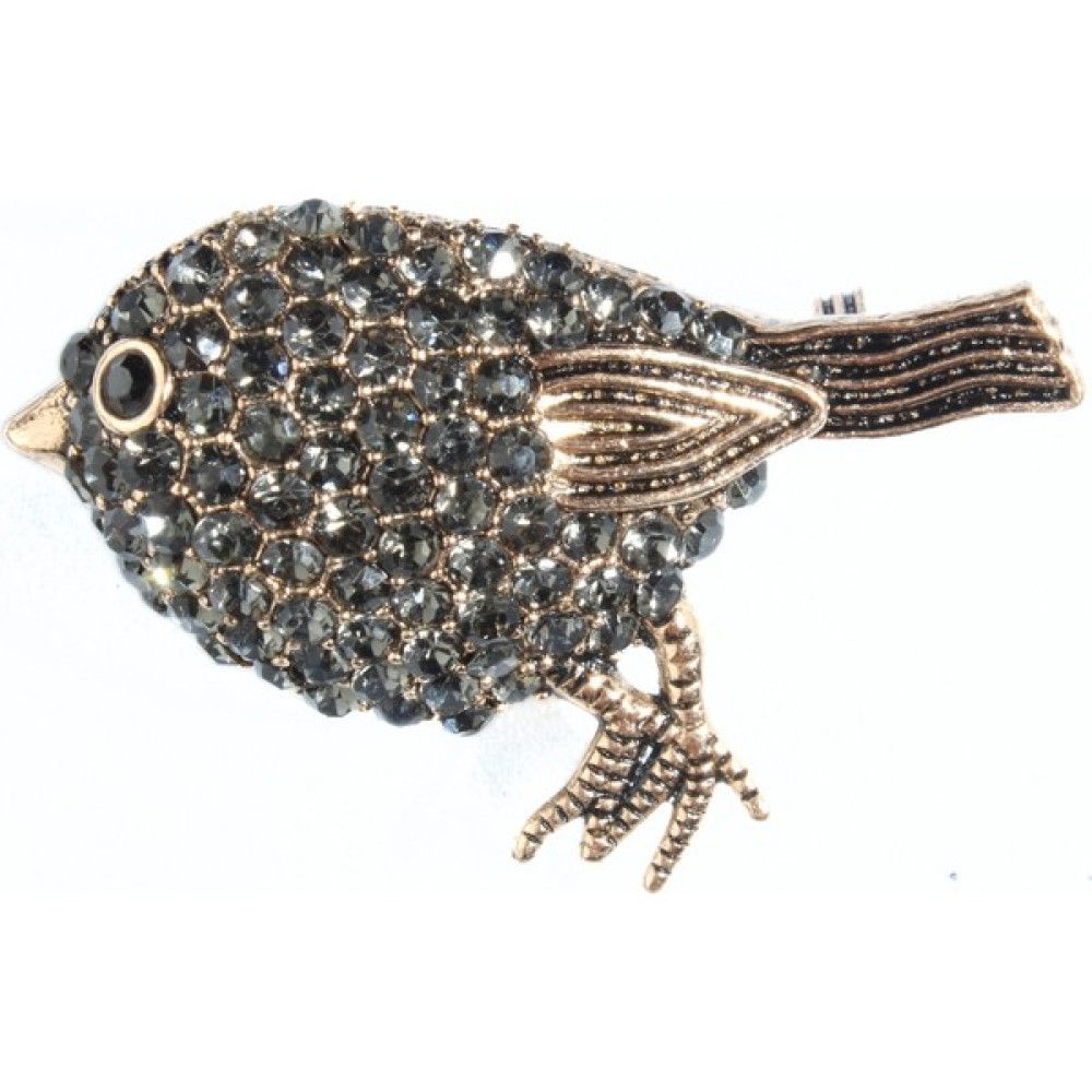 Moberi Bird Kristal Taşlı Broş Yeşil 3,5x2,5 cm Toka, Taç & Saç Bandı Fiyatı