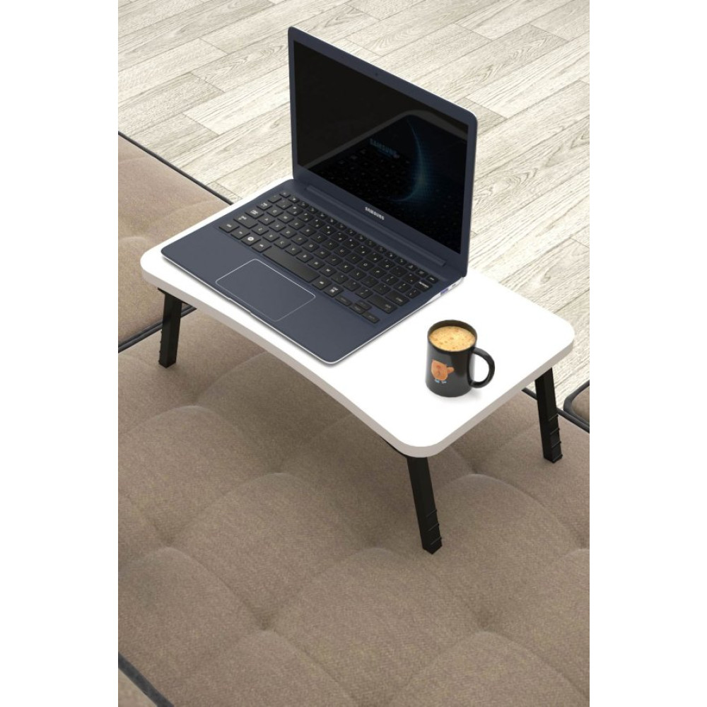 Mobezzo Laptop Sehpasi Seyyar Kahvalti Masasi Katlanir Calisma Sehpasi Beyaz Tv Ünitesi / Sehpası Fiyatı