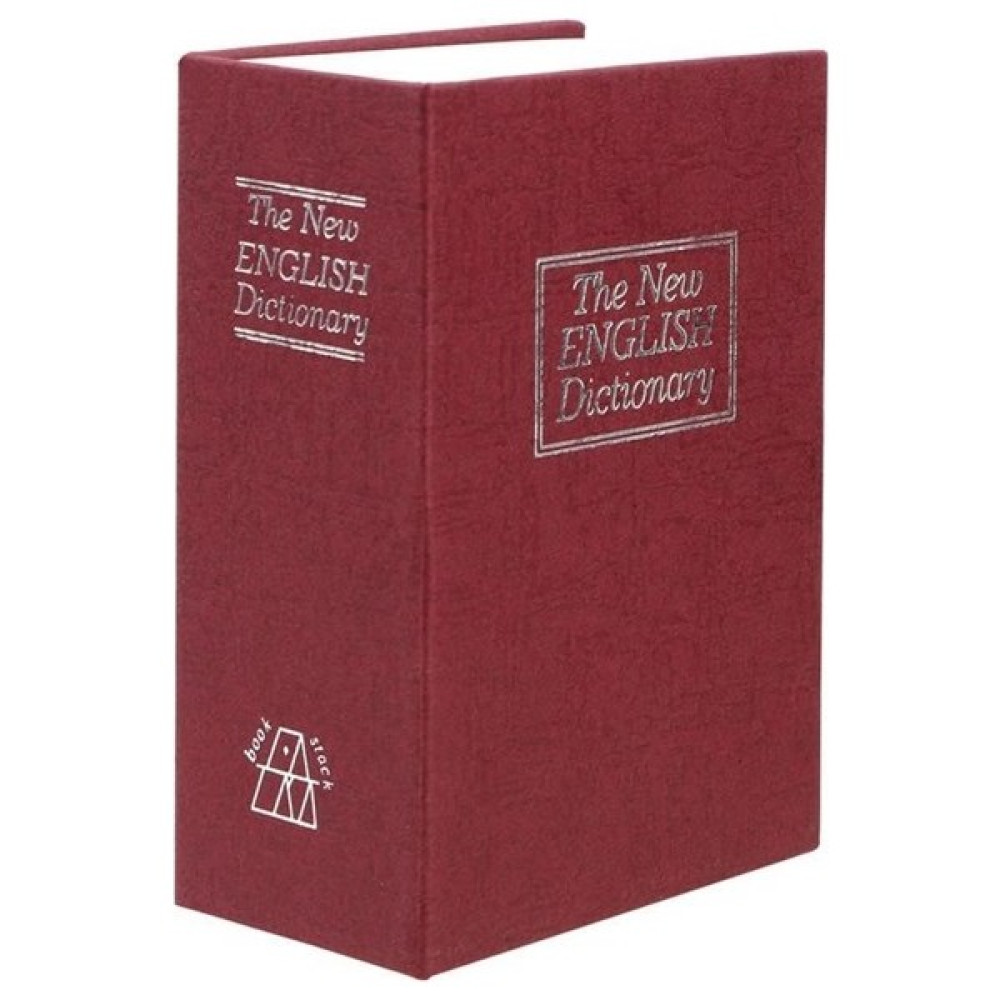 Mobgift Kitap Görünümlü Anahtarlı Gizli Kasa Kumbara (Bordo) - Koyu Kırmızı Kumbara Fiyatı