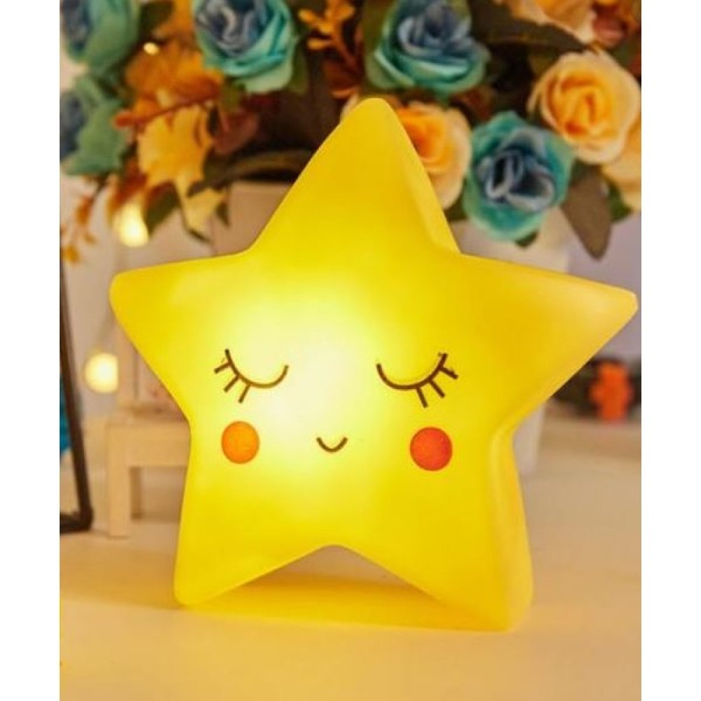 Mobgift LED Gece Lambası Silikon Yıldız - Sarı Gece Lambası Fiyatı