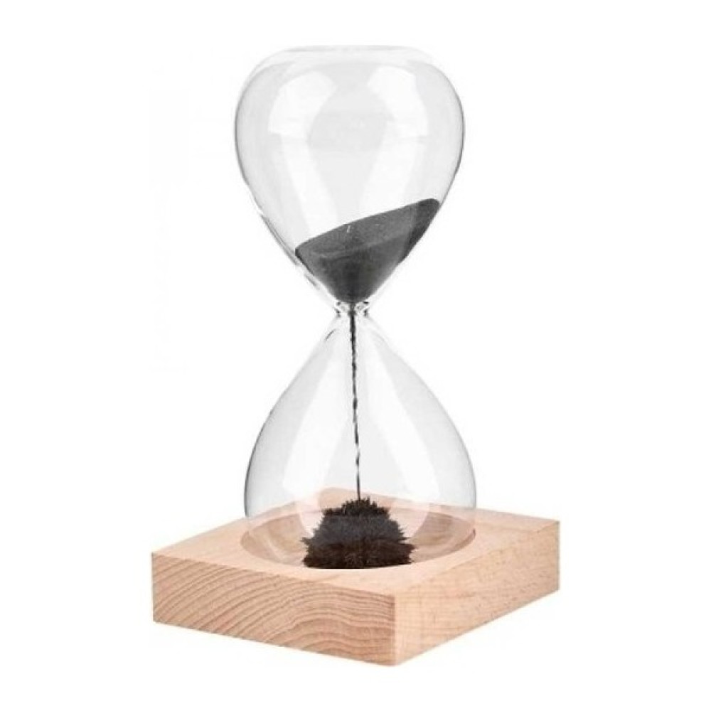Mobgift Manyetik Ahşap Altlı Mıknatıslı Büyük Boy Kum Saati Masa Saati Fiyatı