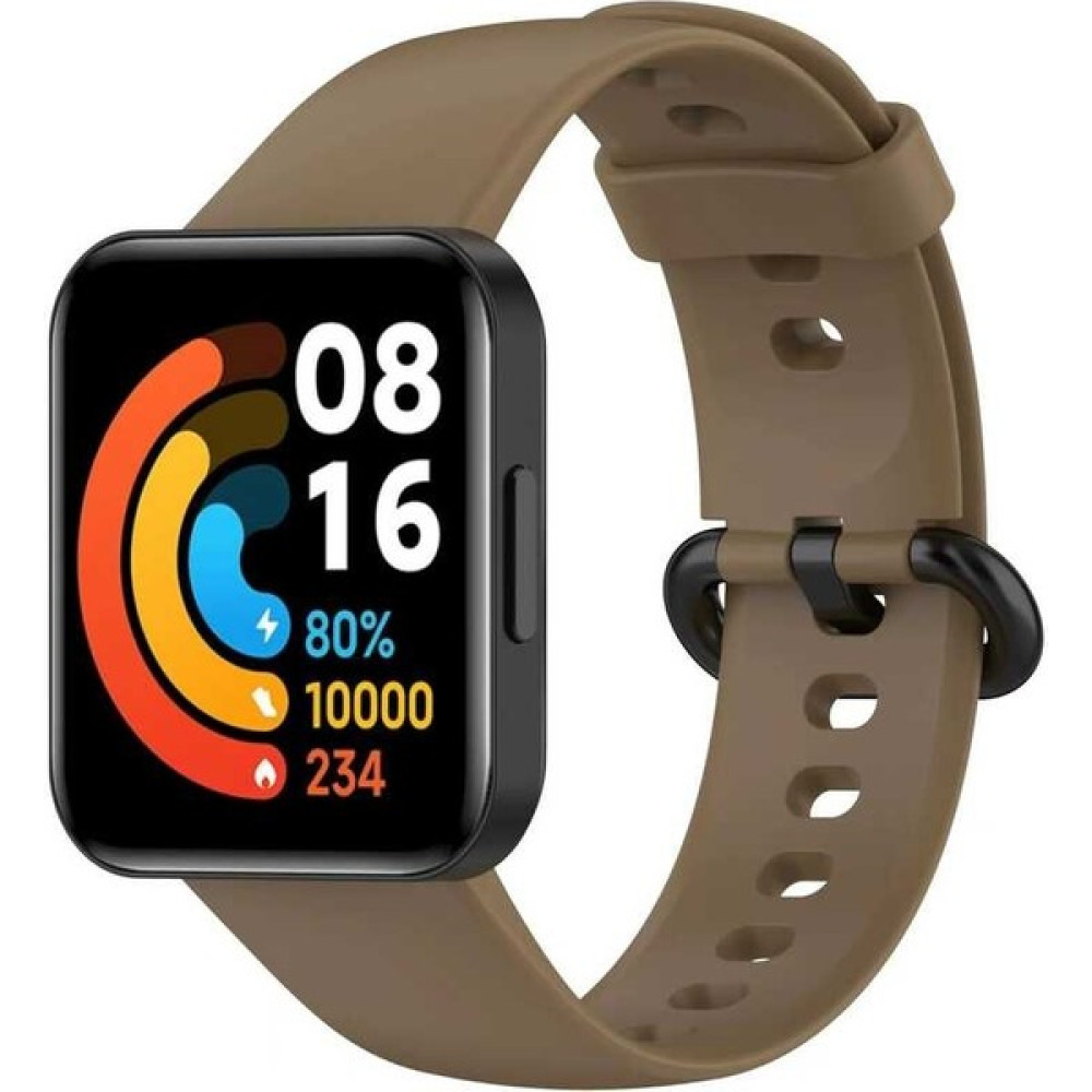Mobicas Xiaomi Redmi Watch 2 Lite Için Klasik Silikon Kordon Kahverengi Giyilebilir Teknoloji Aksesuarları Fiyatı