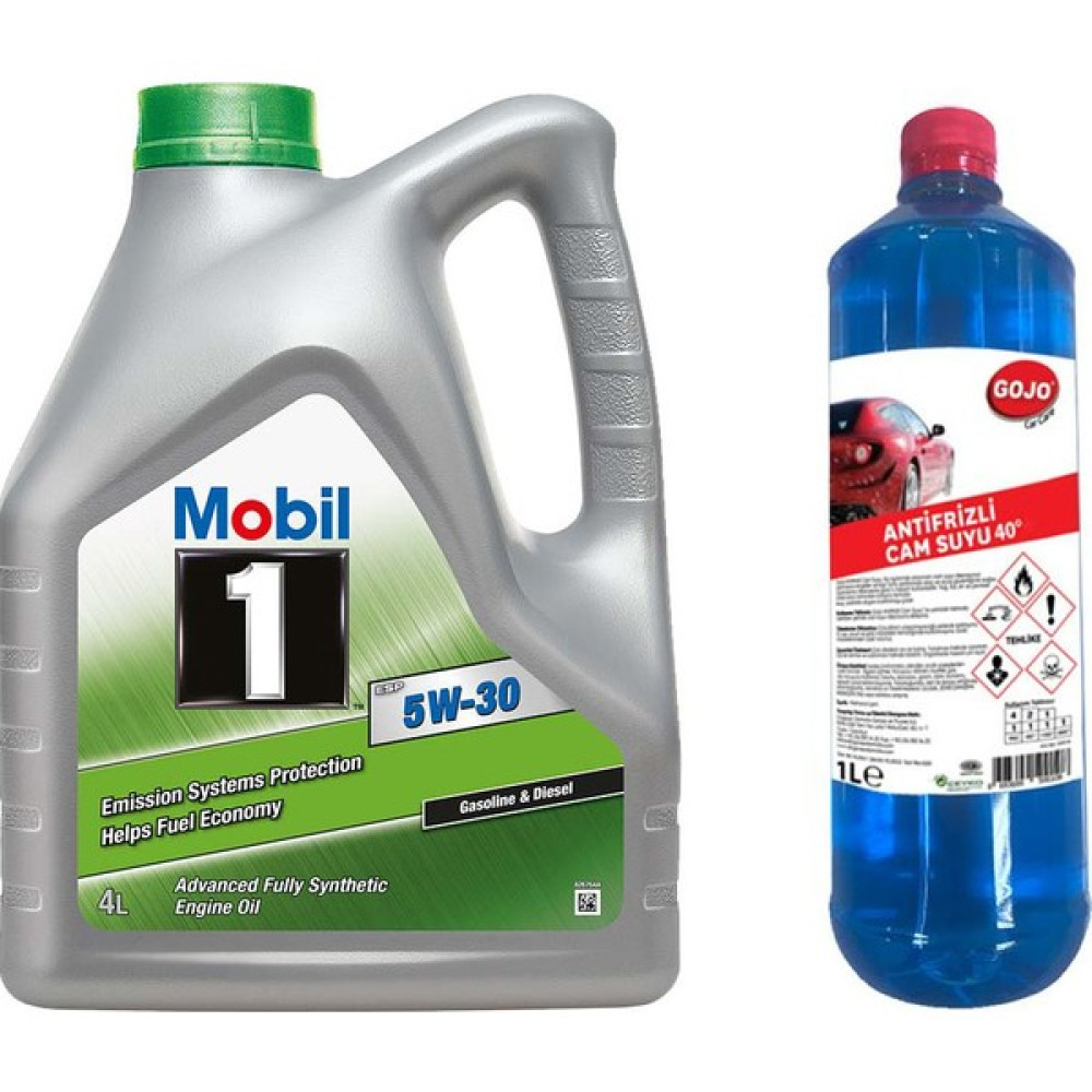 Mobil 1 Esp 5W30 Motor Yağı 4 L ( Üretim Yılı: 2023 ) + Gojo Antifirizli Cam Suyu 1 L Motor Yağı Fiyatı