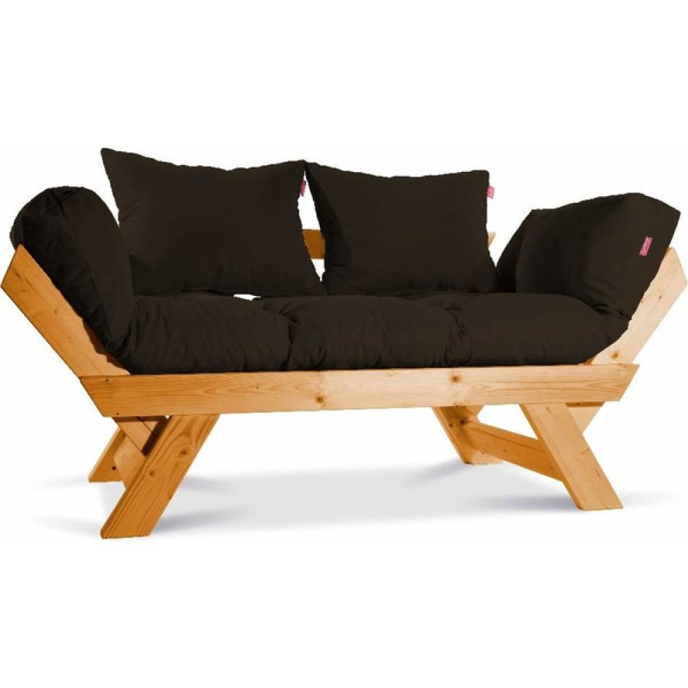 Mobil Deco Kombin Wood Ahşap Iki Kişilik Kanepe (Ceviz/kahverengi) Tekli Koltuk & Berjer Fiyatı