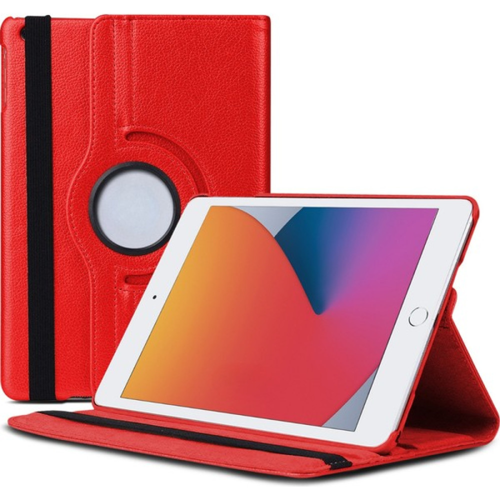 Mobil Mix iPad Uyumlu 7.8.9.nesil 10.2 Inç Tlp Kılıf Dönebilen Standlı 360 Tablet Kılıfı - Kırmızı Tablet Kılıfı Fiyatı