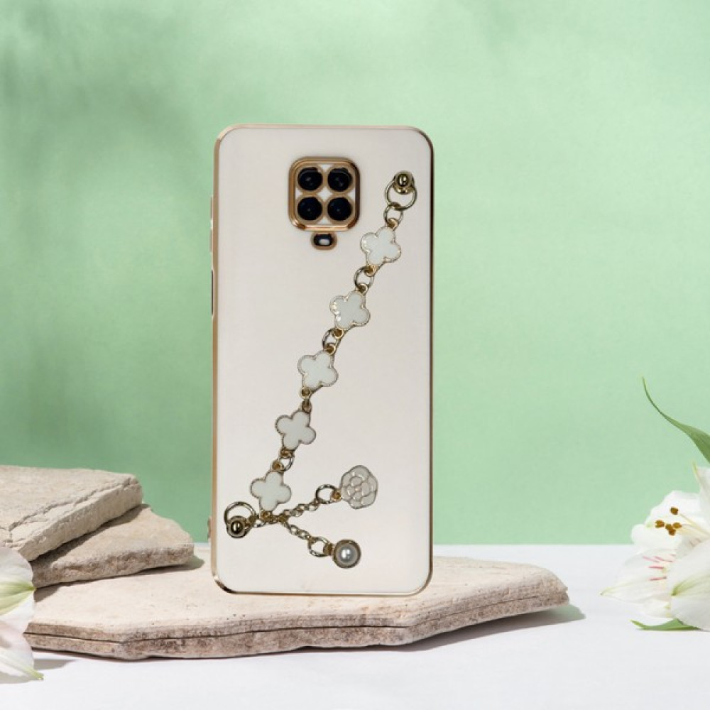 Mobil Mix Xiaomi Redmi Note 9 Pro Max Tlp Elçek Şanzelize Kılıf - Beyaz Cep Telefonu Kılıfı Fiyatı