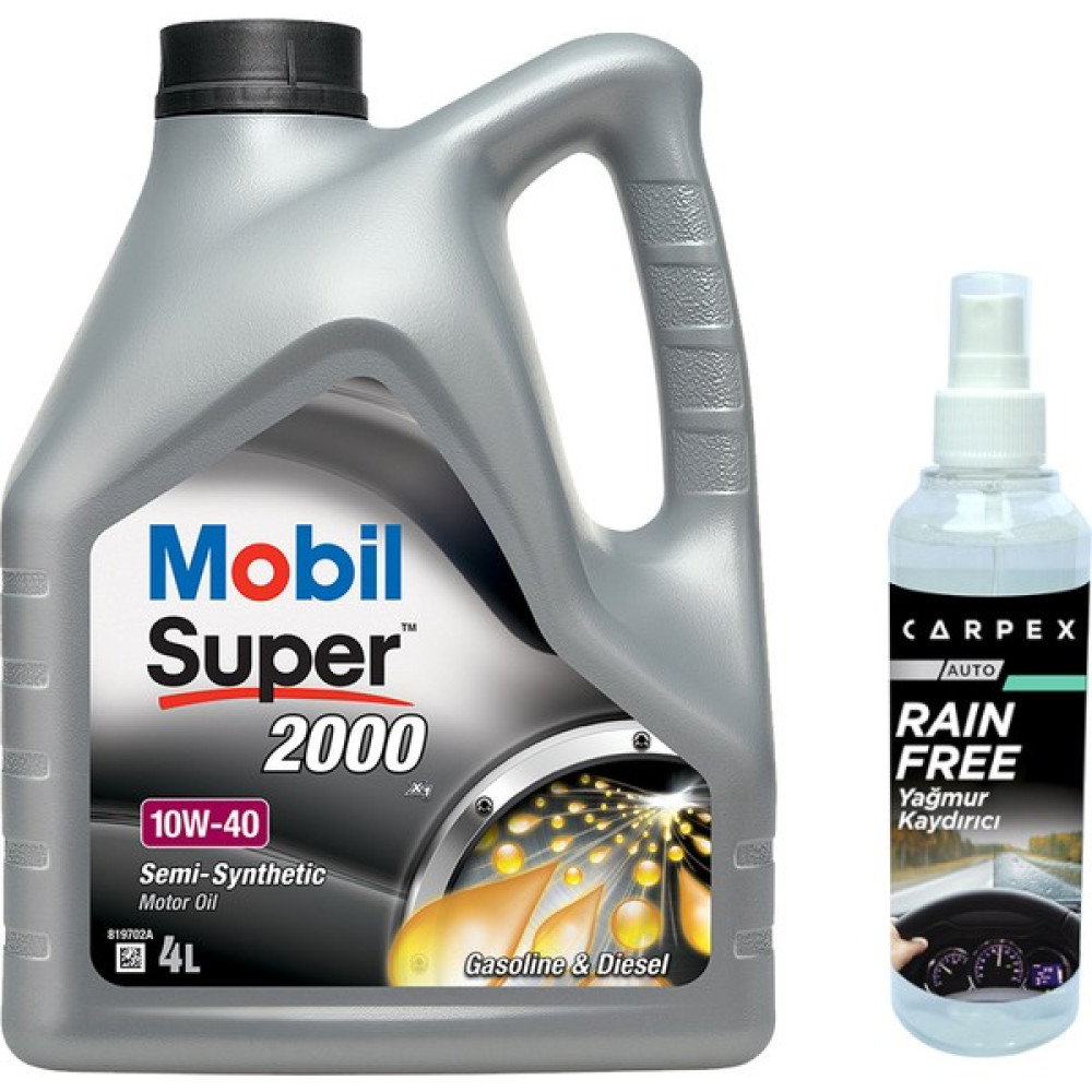 Mobil Super 2000 X1 10W40 Motor Yağı 4 Litre ( Üretim Yılı: 2023 ) Motor Yağı Fiyatı