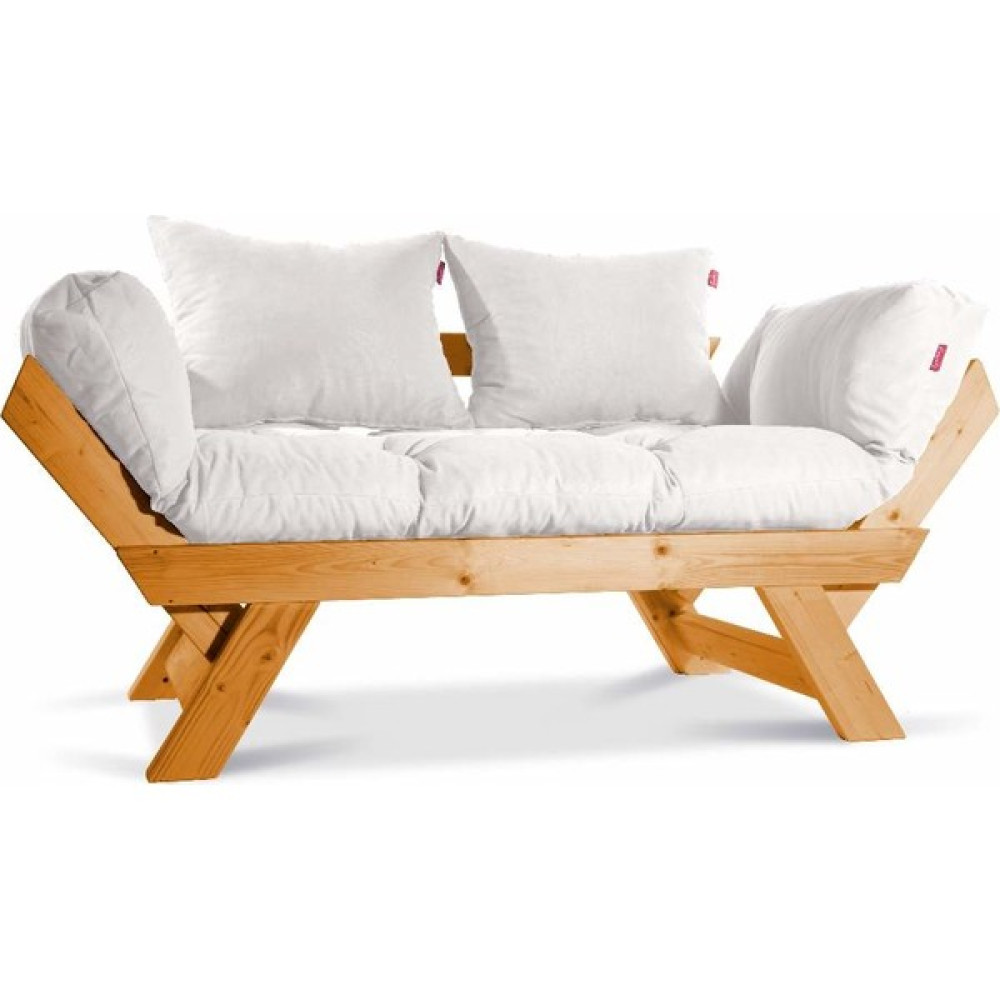 Mobildeco Kombin Wood Ahşap Iki Kişilik Kanepe (Ceviz/krem) Tekli Koltuk & Berjer Fiyatı
