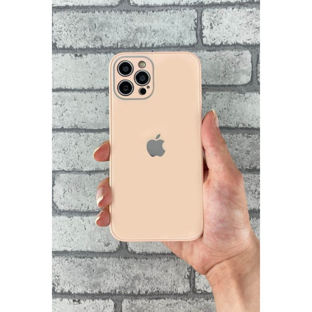 MobileGaraj Apple iPhone 11 Pro Max Logolu Kamera Korumalı Lansman Gerçek Cam Kapak - Pudra Cep Telefonu Kılıfı Fiyatı