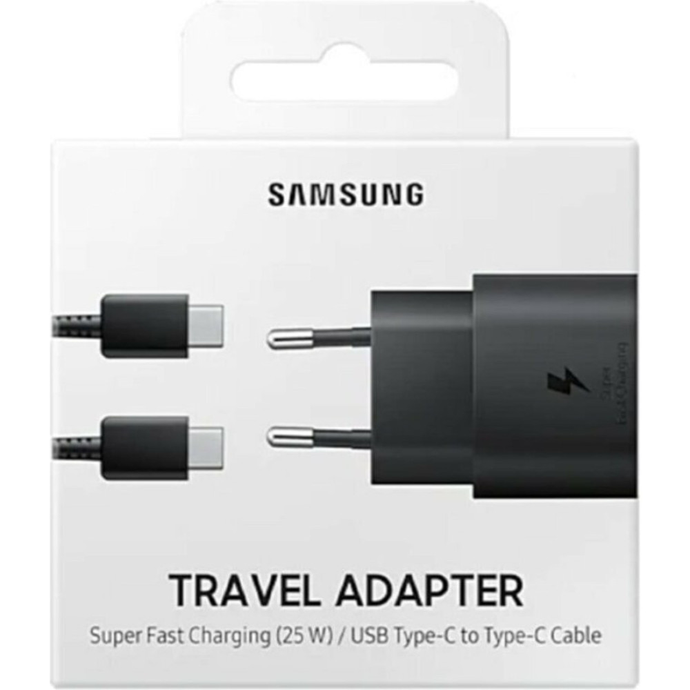 MobileGaraj Samsung Galaxy NOTE10 TA80 25W Şarj Başlığı ve Type-C To Type-C 1m Siyah Kablo Cep Telefonu Şarj Cihazı Fiyatı