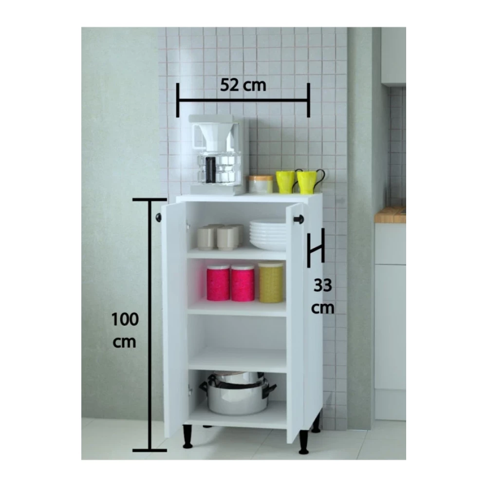 Mobilique Çok Amaçlı Bodrum Dolap 100 Cm Gardrop & Dolap Fiyatı