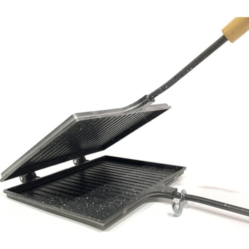 Mobilreyon Ocak Üstü Iç Dış Granit El Tost Makinesi 17X23CM Mangal & Barbekü Malzemeleri Fiyatı