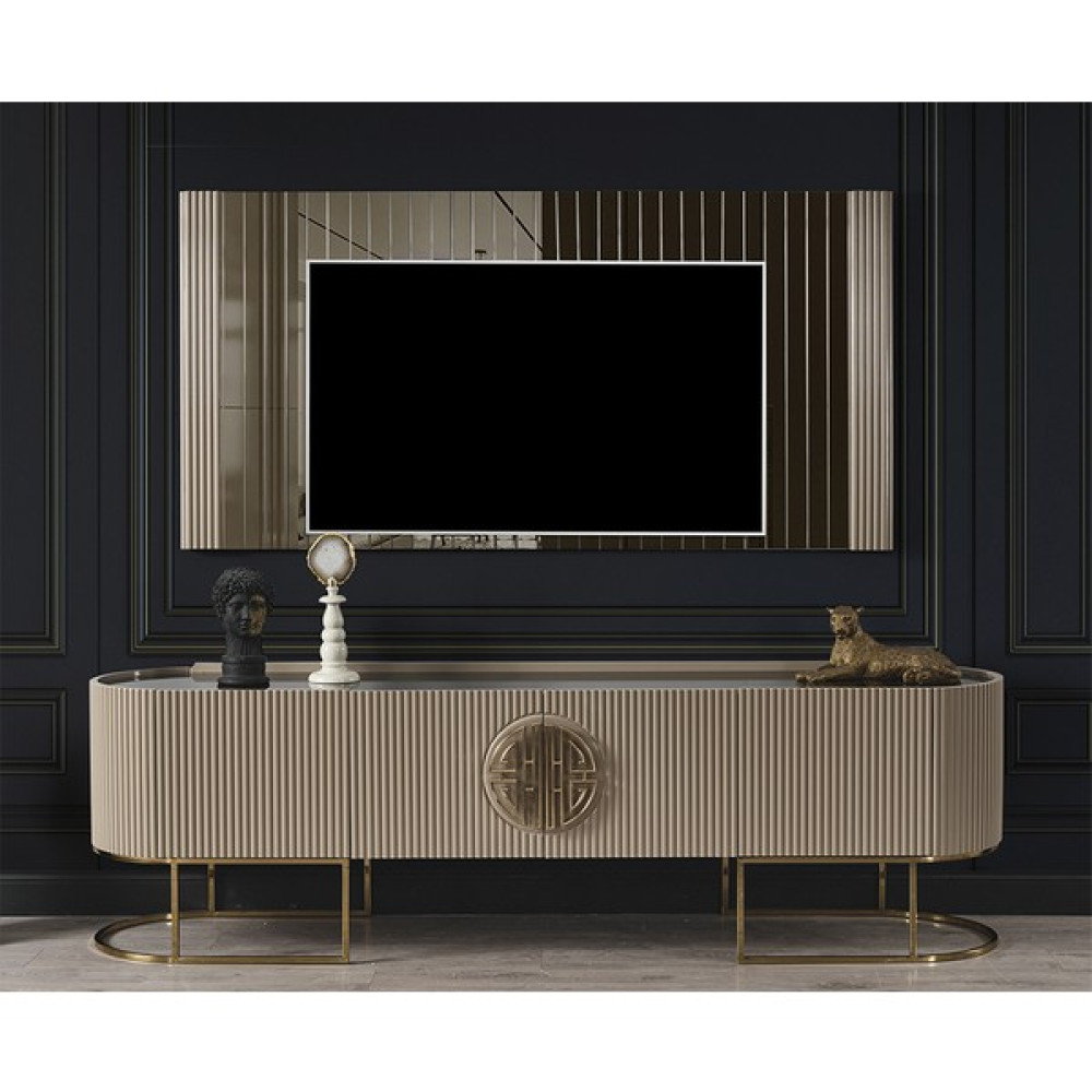 Mobilya Bazarı Guccix Tv Ünitesi - Cappuccino Tv Ünitesi / Sehpası Fiyatı