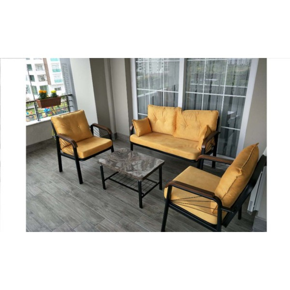 Mobilya Bazarı Quantum Bahçe Mobilyası (Salon, Balkon, Cafe Ofis) 2+1+1+Sehpa Bahçe Mobilyası Takımı Fiyatı