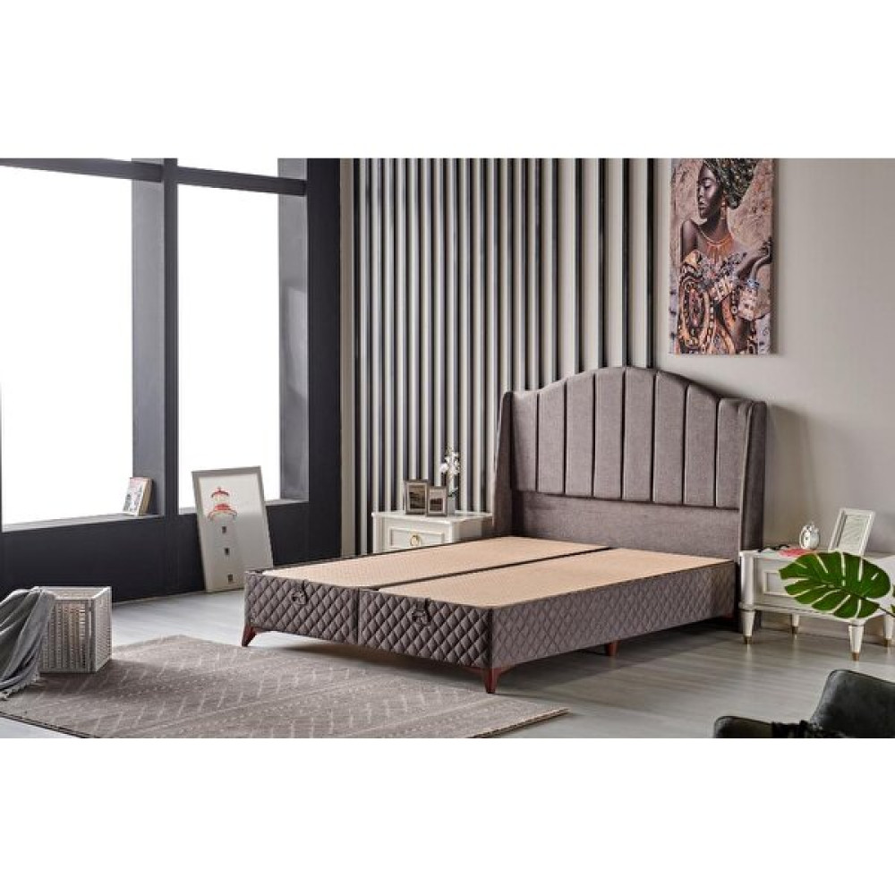 Mobilya Dükkanım Md Cotton Plus 140X190 Çift Kişilik Baza, Başlık Seti CB1403 - Renkli - 140 x 190 cm Baza Fiyatı