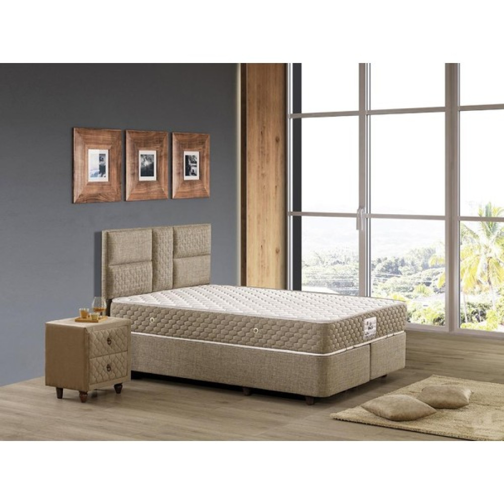 Mobilya Dükkanım Tetra 150X200 Çift Kişilik Yatak, Baza, Başlık Seti EY119 - Renkli - 150 x 200 cm Baza Fiyatı