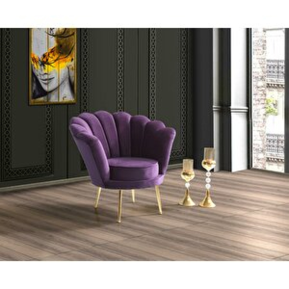 Mobilyabazari İnci Mürdüm Berjer (balkon, Salon, Cafe, Ofis) Tekli Koltuk & Berjer Fiyatı