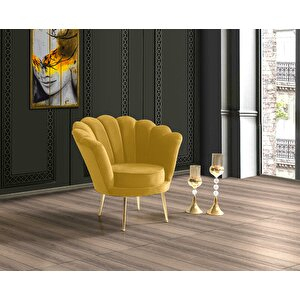 Mobilyabazari İnci Sarı Berjer, Tekli Koltuk (balkon, Salon, Cafe, Ofis) Tekli Koltuk & Berjer Fiyatı