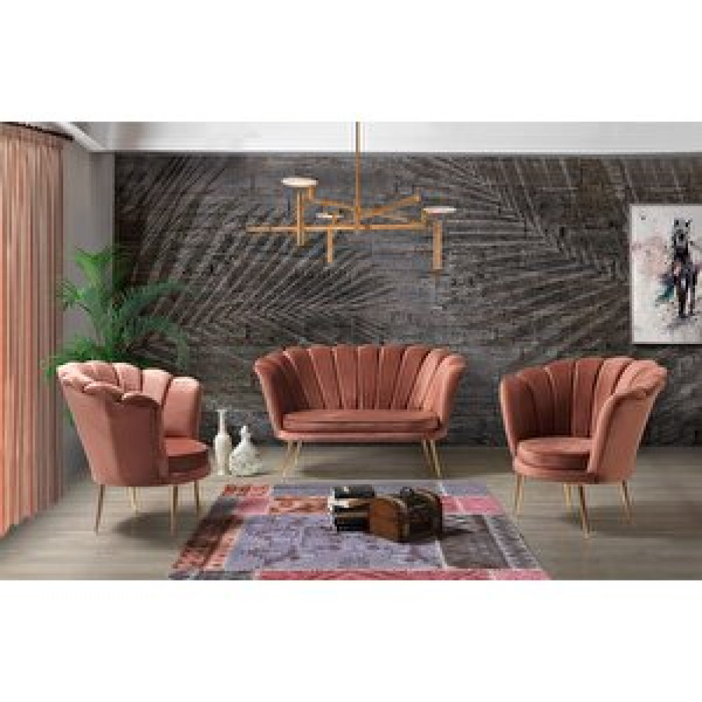 Mobilyabazari İnci Tarçın 2+1+1 Çay Seti (salon, Balkon, Cafe Ofis) Koltuk Takımı / Seti Fiyatı