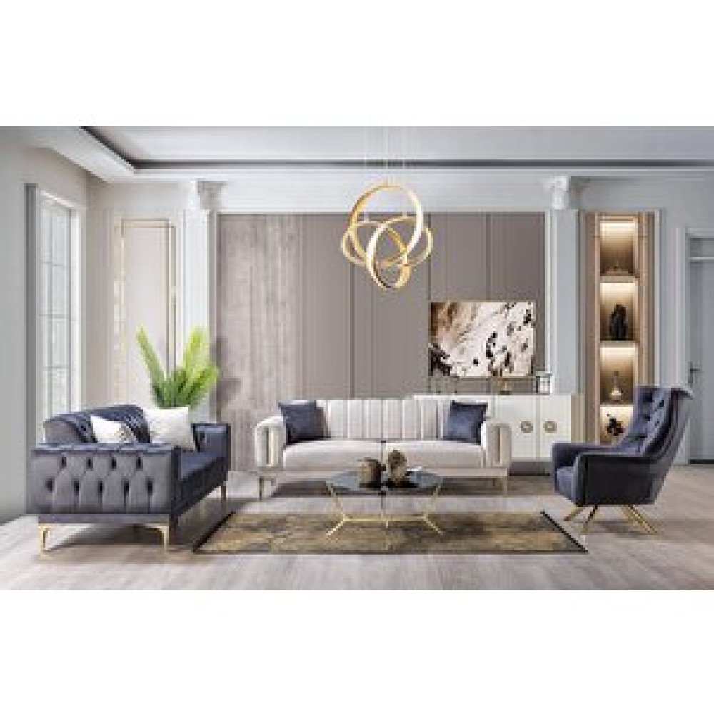 Mobilyabazari Lora Modern Koltuk Takımı (3+3+1+1) Koltuk Takımı / Seti Fiyatı