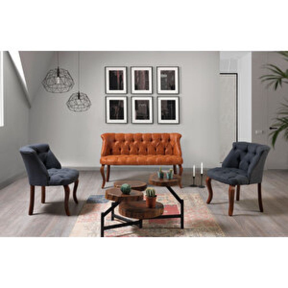 Mobilyabazari Tual 2+1+1 Çay Seti (salon, Balkon, Cafe Ofis) Koltuk Takımı / Seti Fiyatı