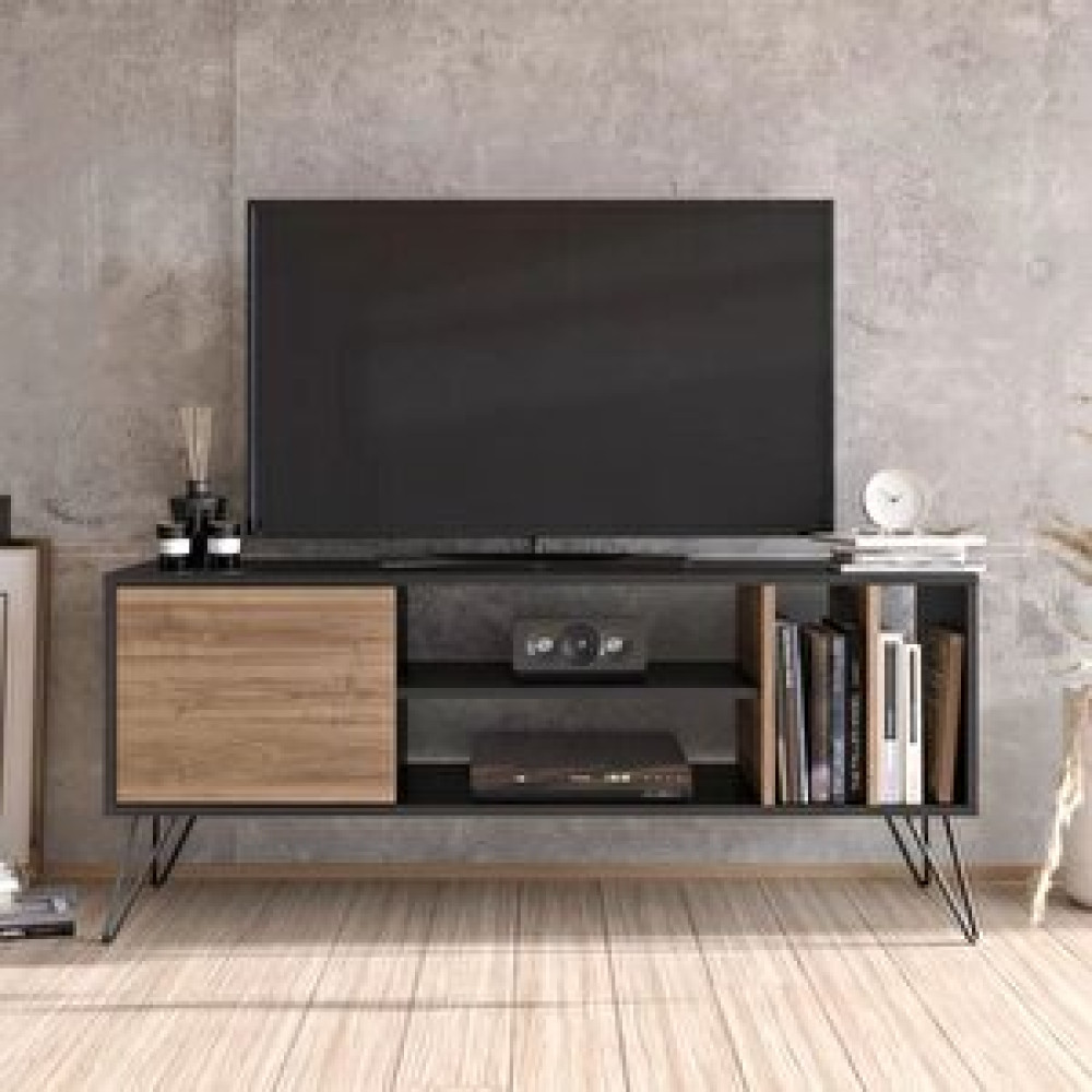 Mobilyapratik Umaima Tv Ünitesi Ceviz-beyaz Tv Ünitesi / Sehpası Fiyatı