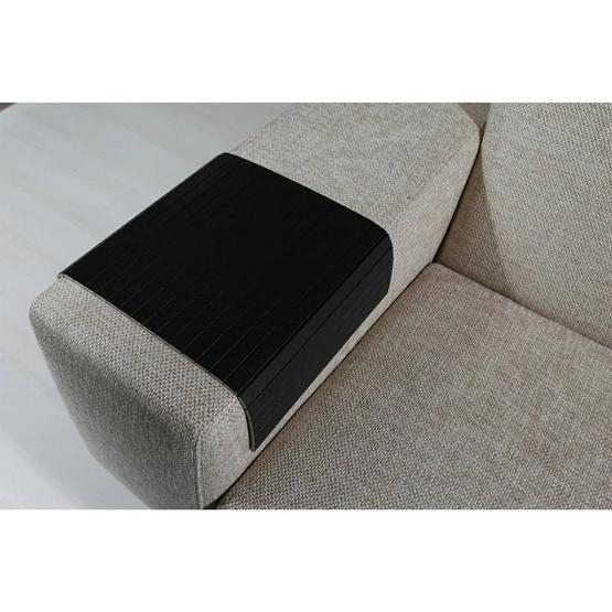 Mobitell 4 ADET 60x30 Siyah Portatif Koltuk Sehpası