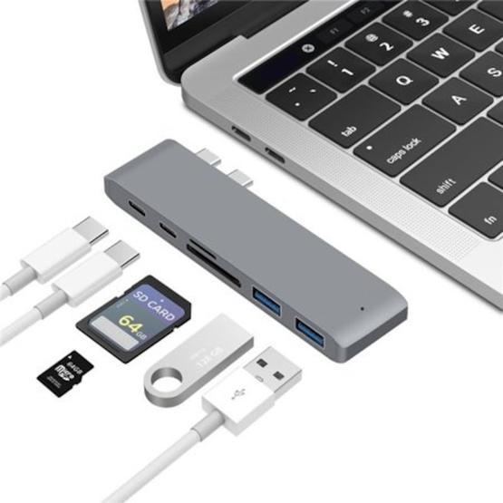 Mobitell 6in1 Type-c 2x Type-c Sd Tf 2x Usb 3.0 Çevirici Adaptör