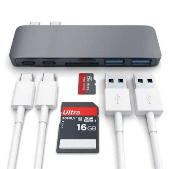 Mobitell 6in1 Type-c 2x Type-c Sd Tf 2x Usb 3.0 Çevirici Adaptör