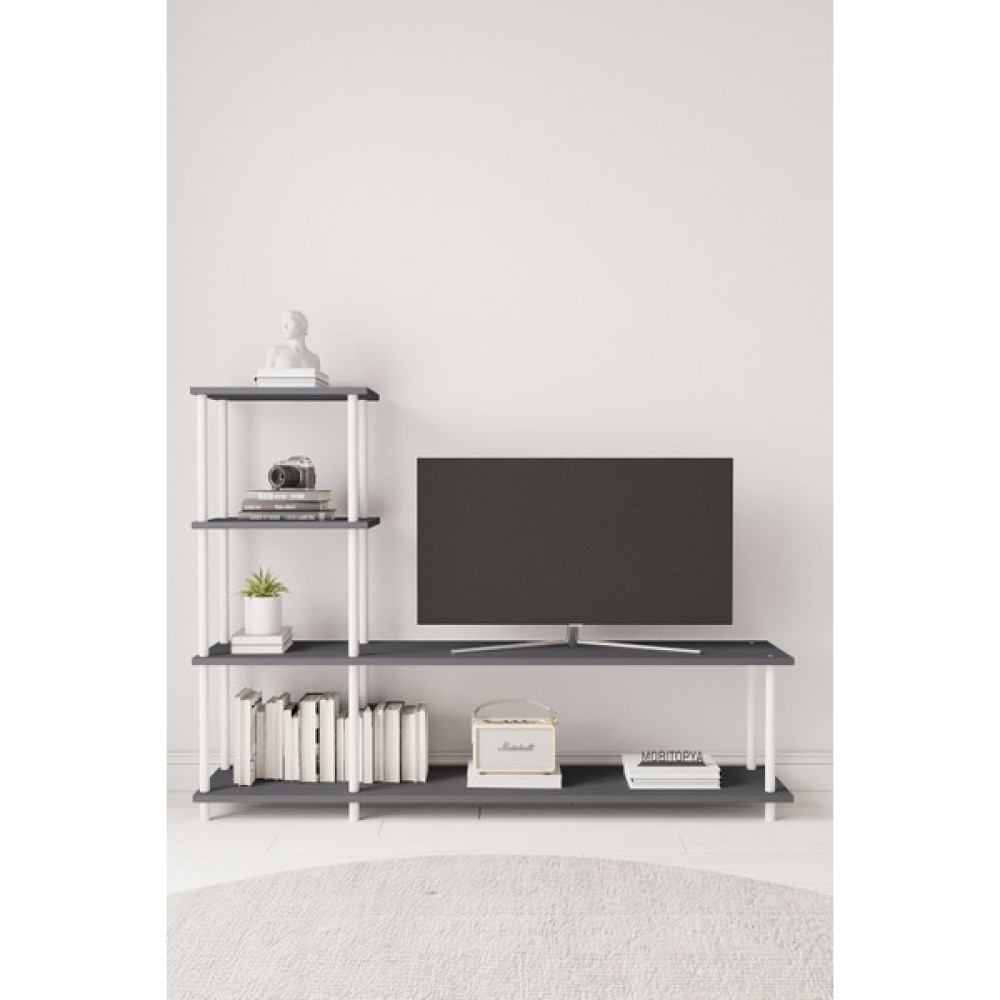 Mobitopya Çevir Kur 150 cm Tv Ünitesi Antrasit Bd Tv Ünitesi / Sehpası Fiyatı