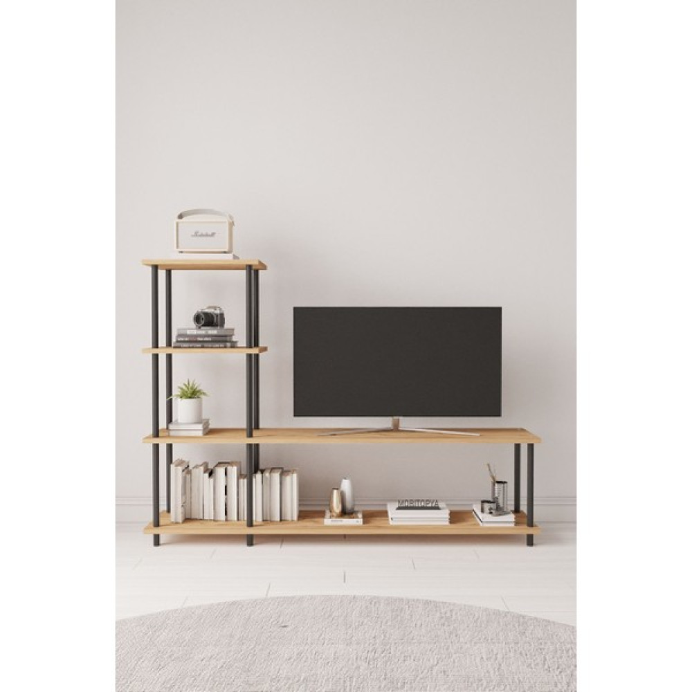 Mobitopya Çevir Kur 150 cm Tv Ünitesi Atlantik Çam Tv Ünitesi / Sehpası Fiyatı