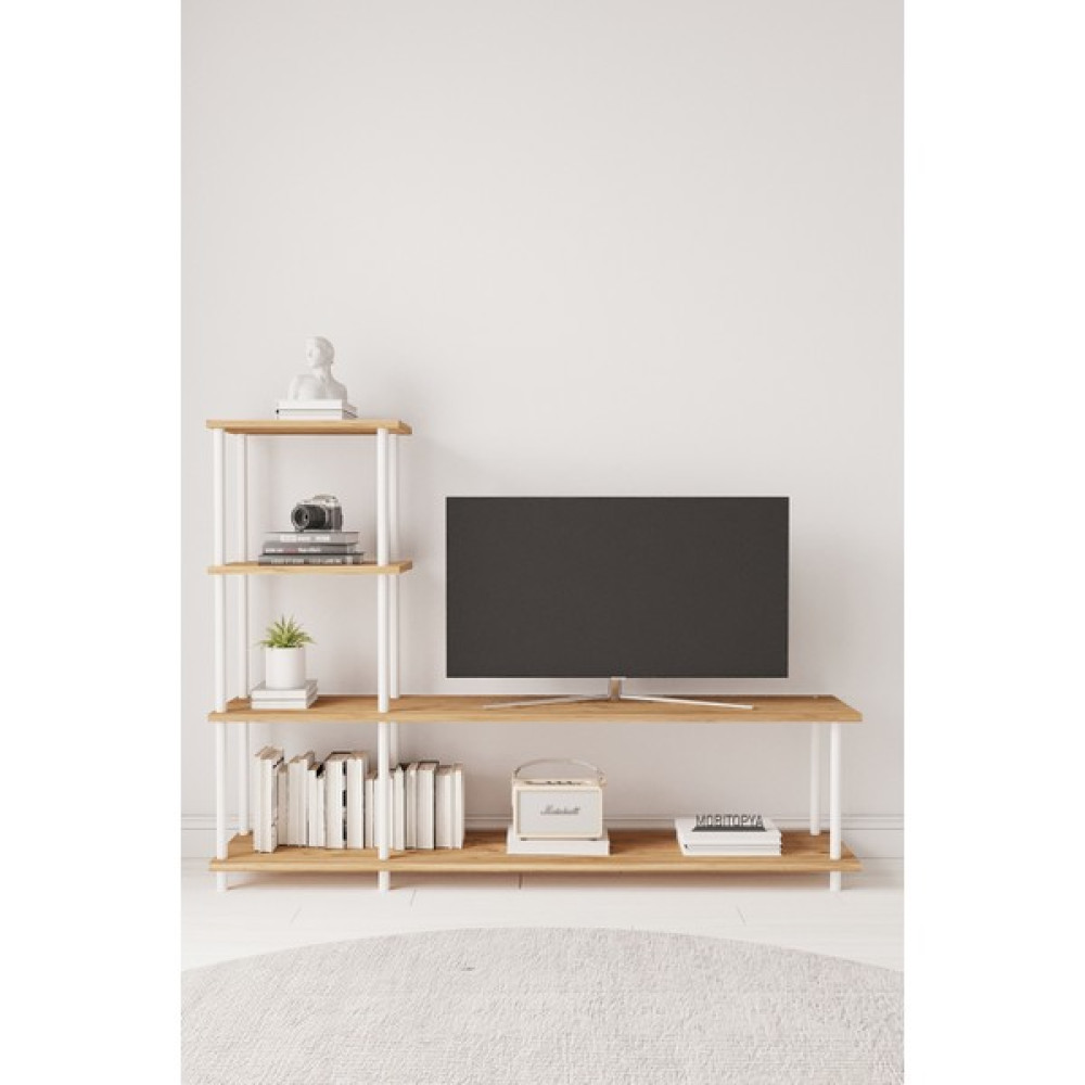 Mobitopya Çevir Kur 150 cm Tv Ünitesi Atlantik Çam Bd Tv Ünitesi / Sehpası Fiyatı