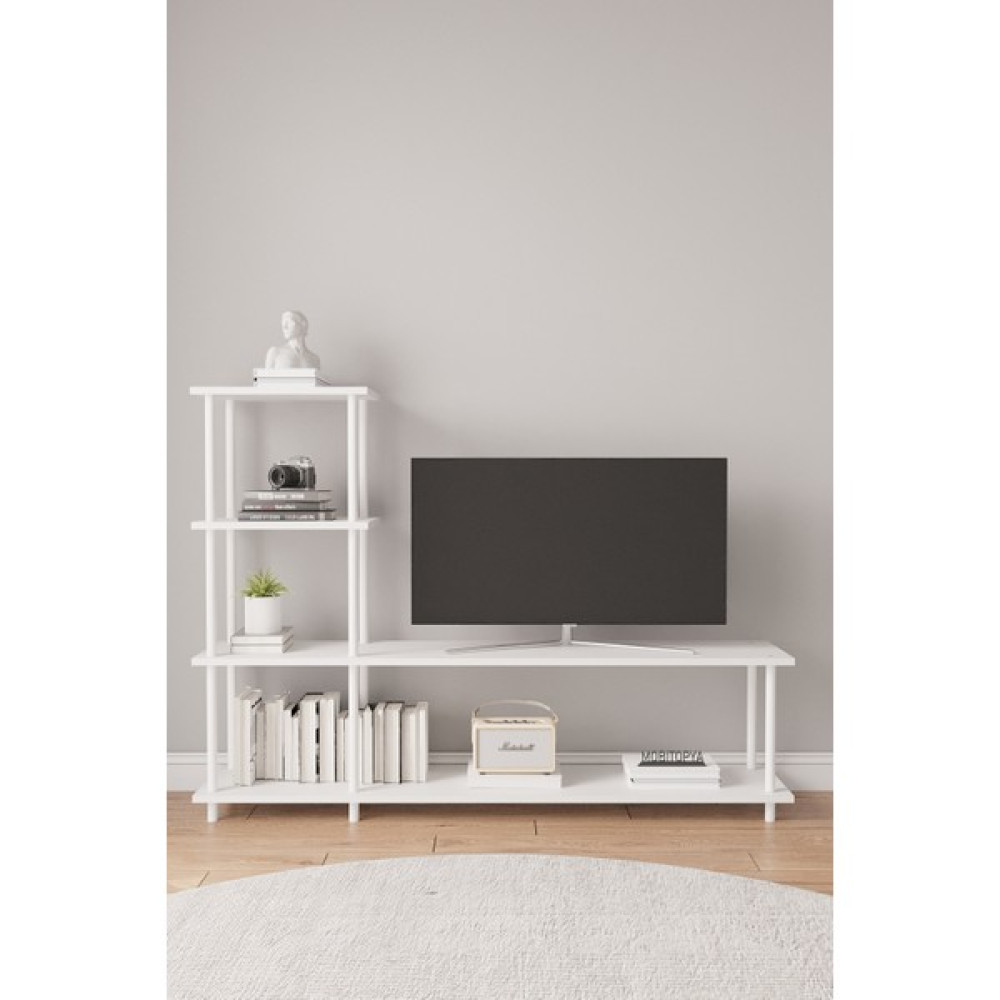 Mobitopya Çevir Kur 150 cm Tv Ünitesi Beyaz Bd Tv Ünitesi / Sehpası Fiyatı