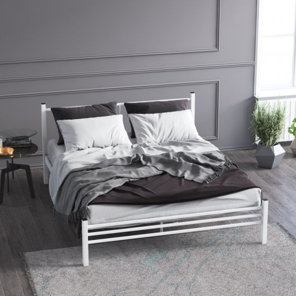Mobpazar Metal Karyola, Defne Metal Karyola 120X200 Cm Beyaz Renk Oda Mobilyası Takımı Fiyatı