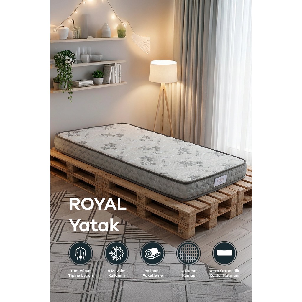 Mobyat Ultra Full Ortopedik Royal Sünger Yatak Yavrulu Yatak Ranza Yatağı - Beyaz - Gri - 90 x 190 cm SSD / Solid State Drive Fiyatı