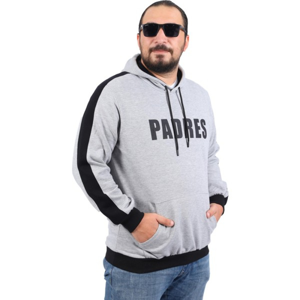 Moc Grande Büyük Beden Sweat Padres 22708-ANTRASIT Erkek Sweatshirt Fiyatı