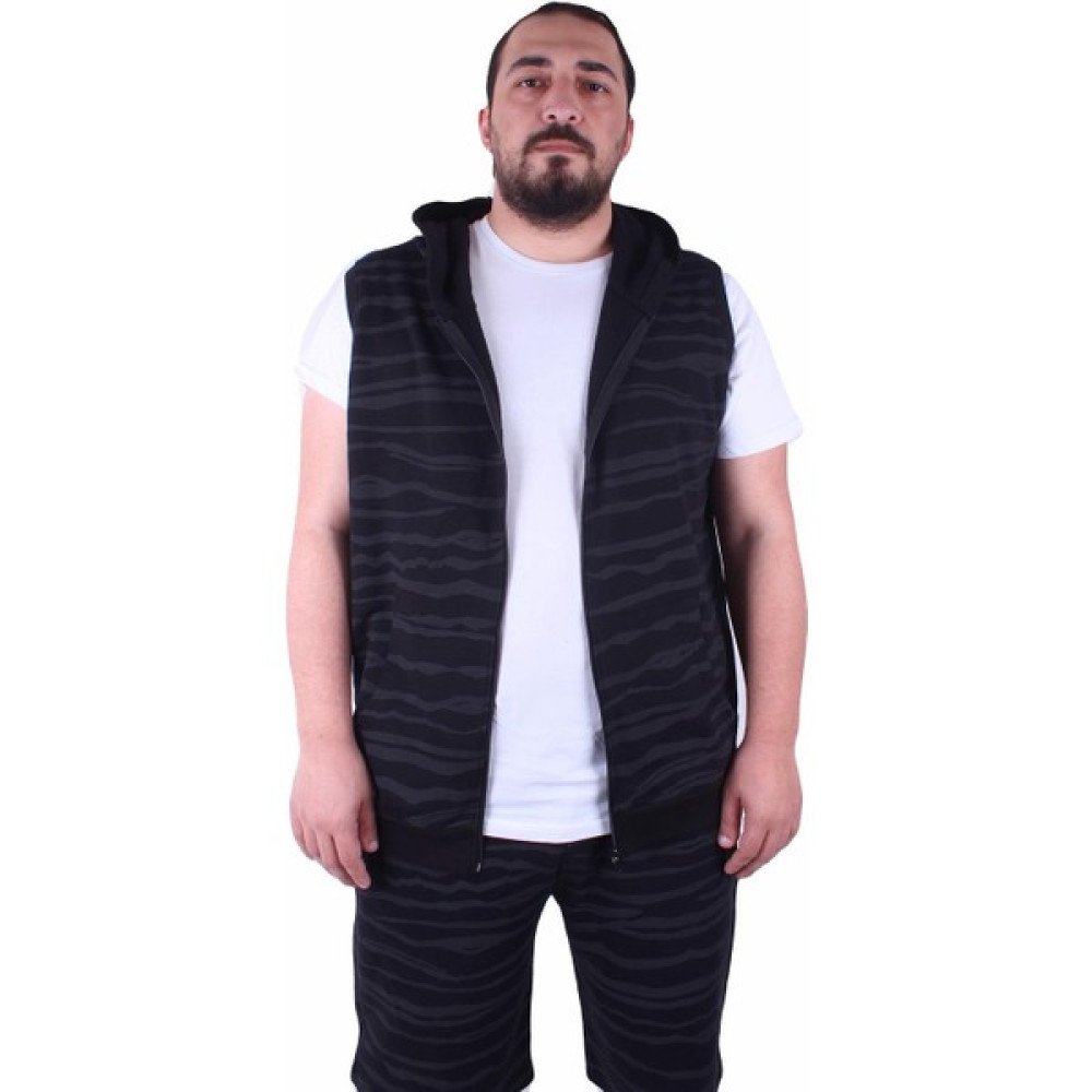 Moc Grande Mocgrande Büyük Beden Unisex Yelek 23600 Siyah Erkek Yelek Fiyatı