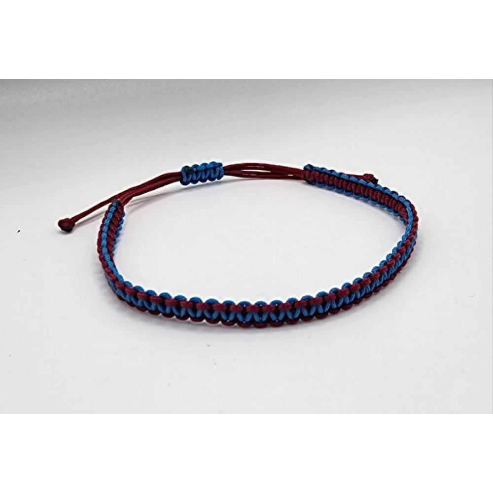 Moc Hand Atelier Moc'ha Bordo-Mavi Taraftar Bileklik - Ayarlanabilir - Bordo - Mavi Saat ve Bileklik Aksesuarı Fiyatı