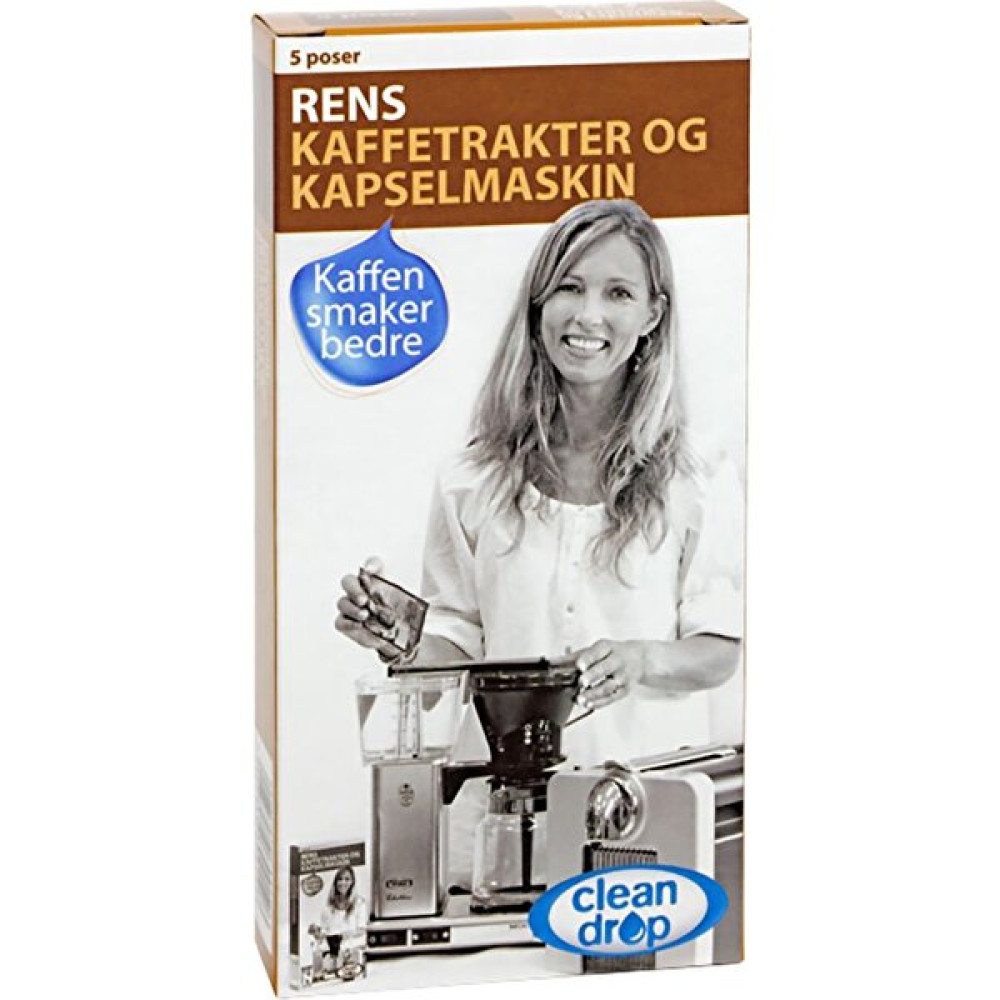 Moccamaster Clean Drop Temizlik Deterjanı (5'li Paket) - Beyaz Bulaşık Yıkama Fiyatı