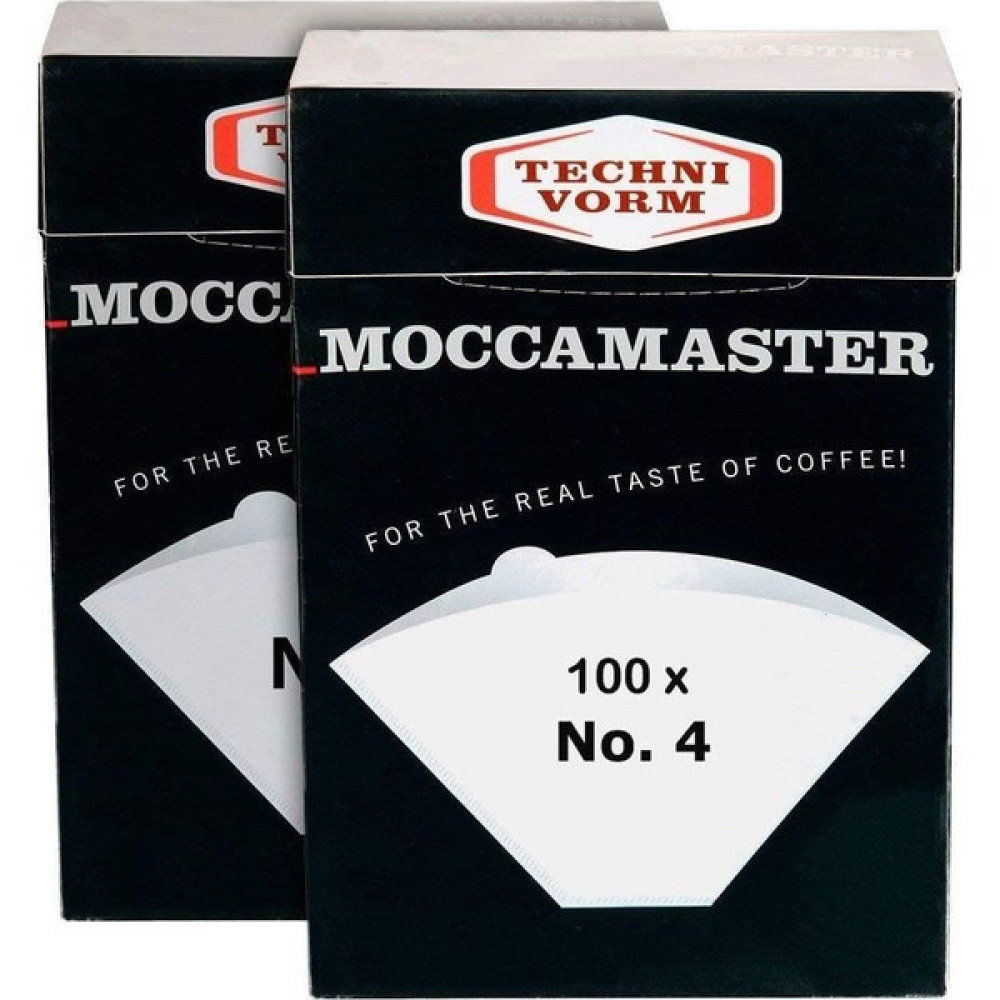 Moccamaster Kahve Filtresi No:4 (100 Adet)(2 Kutu) - 200 Adet - Filtre Kahve Diğer Fiyatı