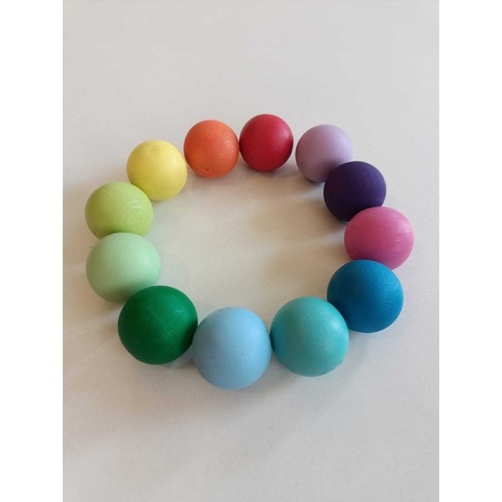 Moccotoys Montessori 12 Li Toplar - Mavi Bebek Oyuncakları Fiyatı