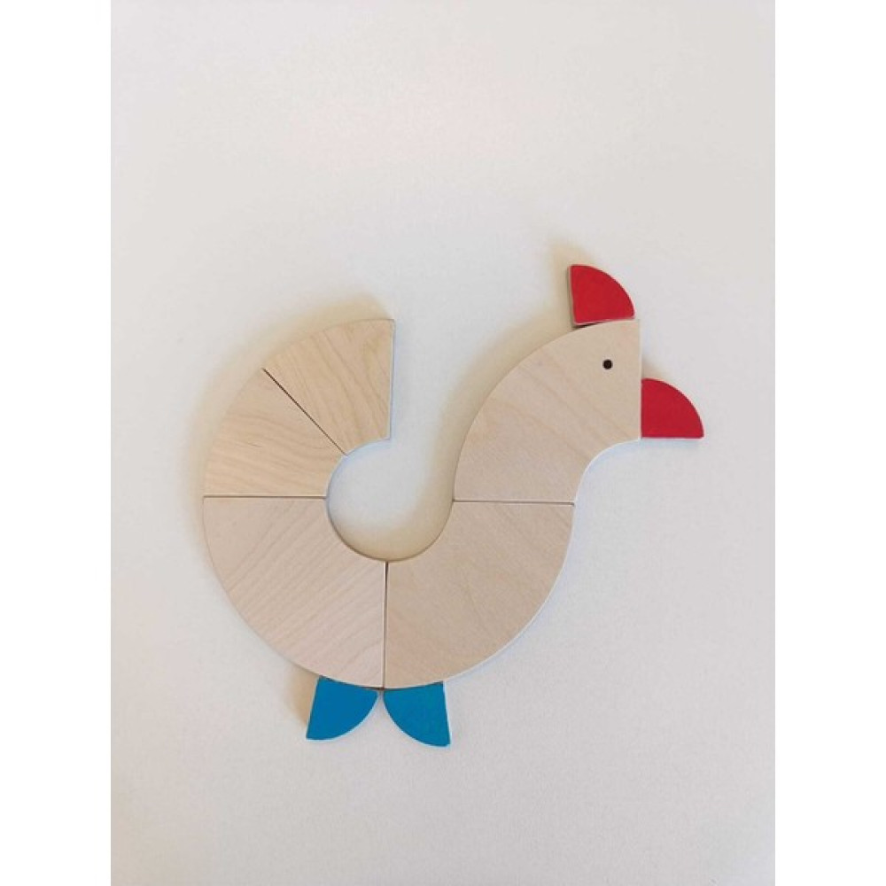 Moccotoys Montessori Ahşap Hayvan Puzzle - Ahşap Desenli Bebek Oyuncakları Fiyatı