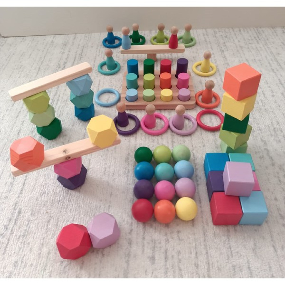 Moccotoys Montessori Eşleştirme Seti 12 Renk (6 Lı Takım) Bebek Oyuncakları Fiyatı