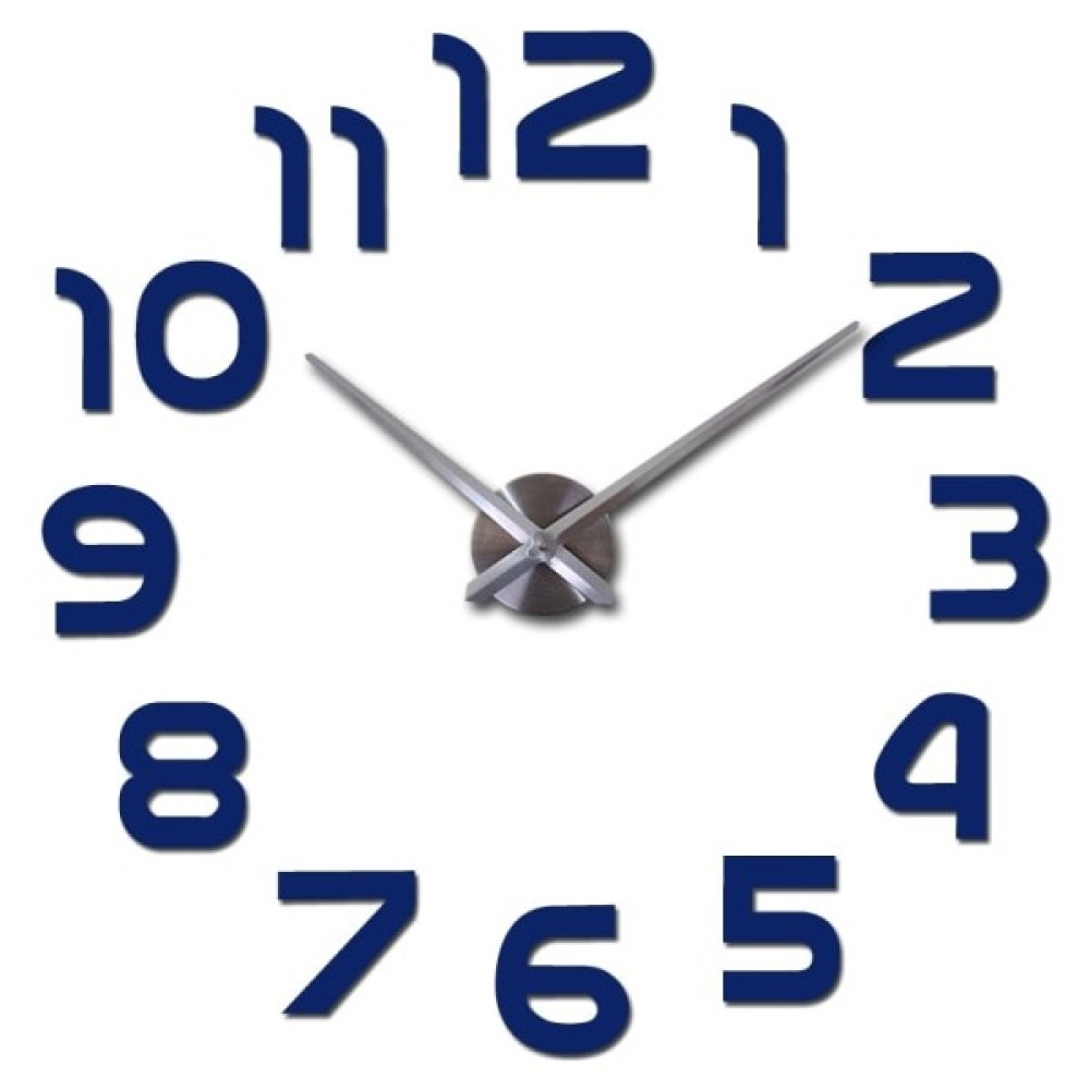 Moda 3D Duvar Saati Modern Diy Saatler Oturma Odası Büyük Dekoratif Horloge Murale Çıkartmaları(Yurt Dışından) - Lacivert Dekoratif Saat Fiyatı