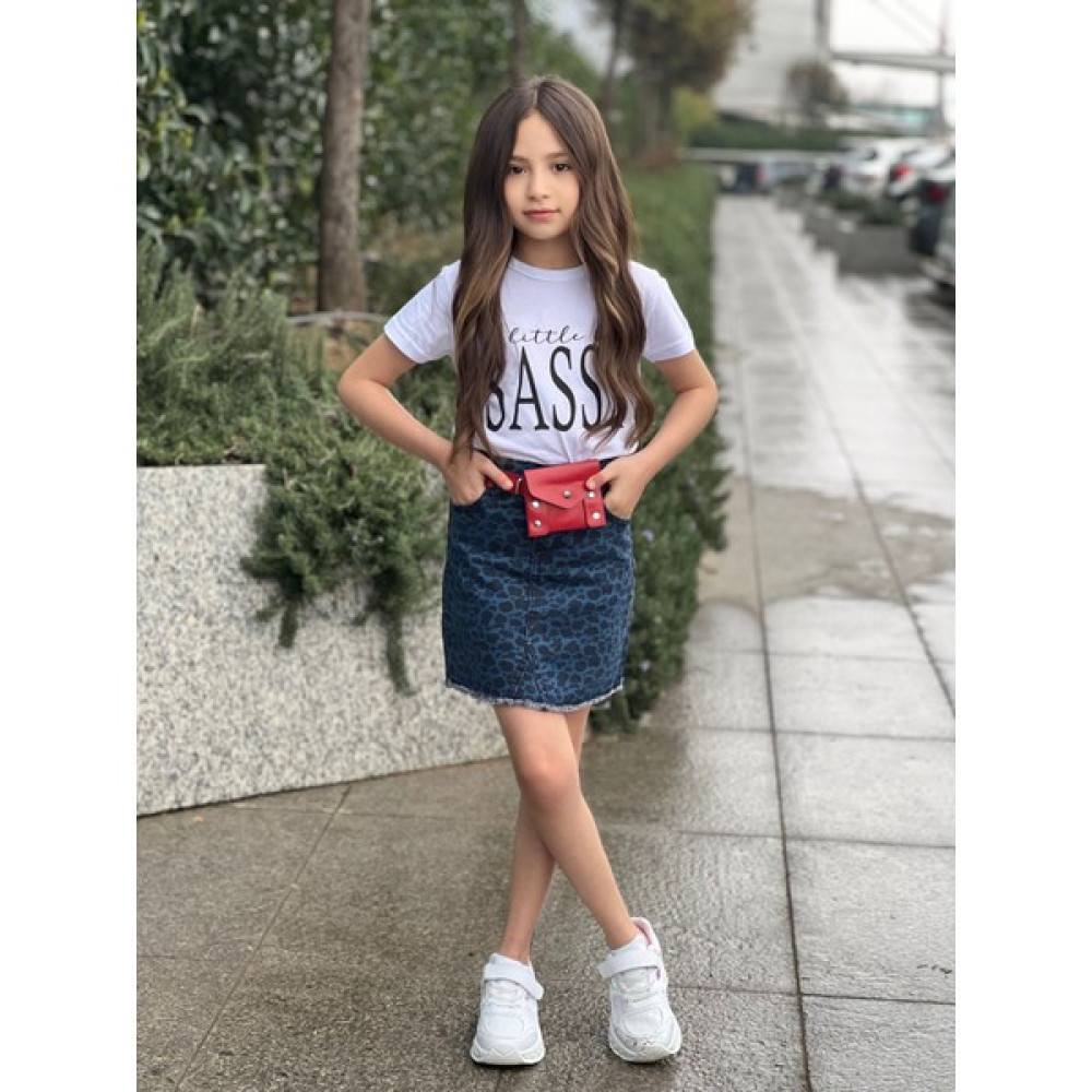 Moda Akçem Kot Etekli Kombin Kız Çocuk Giyim Takımı Fiyatı