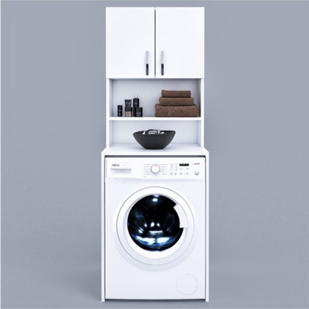 Moda Ayka Modaayka Deep Banyo Dolabı Çamaşır Makinesi Dolabı 22du66 Banyo Dolabı Modaayka - Beyaz Banyo Dolabı / Mobilyası Fiyatı