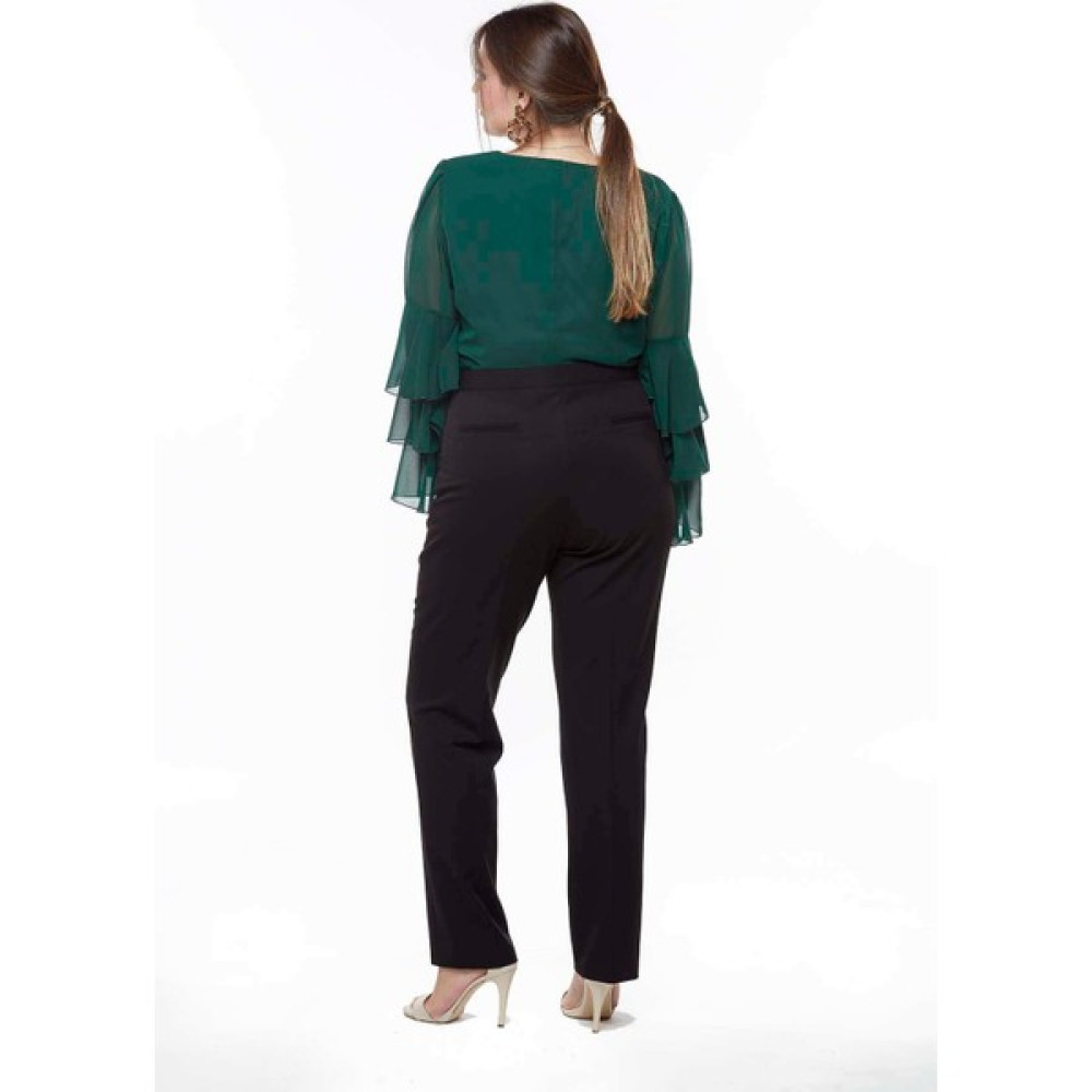 Moda Berray 2555 Gizli Cep Modeline Sahip Büyük Beden Pantolon Siyah Kadın Pantolon Fiyatı