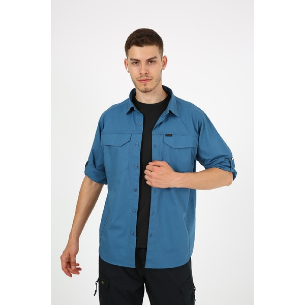 Moda Canel Monel Outdoor Mavi Turkuaz Tactical Gömlek Taktik Giyim Ripstop Gömlek Giyim (Outdoor) Fiyatı