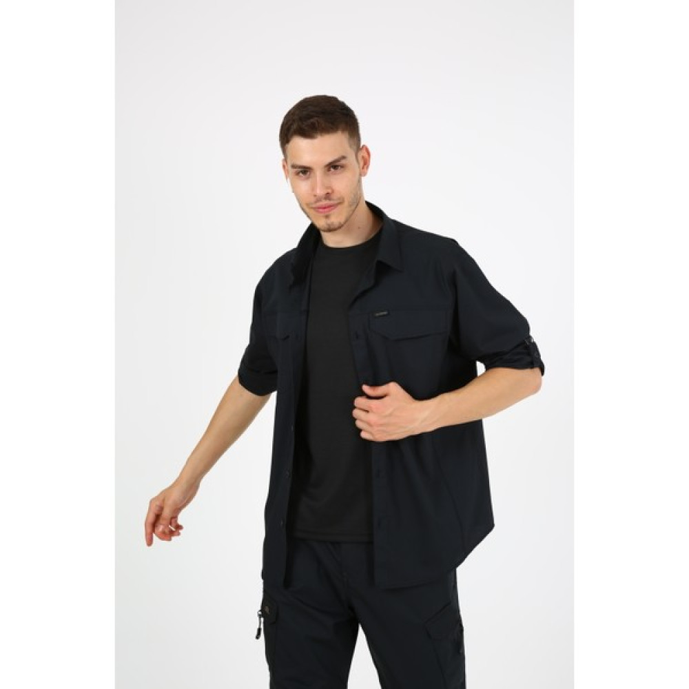 Moda Canel Monel Outdoor Siyah Tactical Gömlek Taktik Giyim Ripstop Gömlek Giyim (Outdoor) Fiyatı