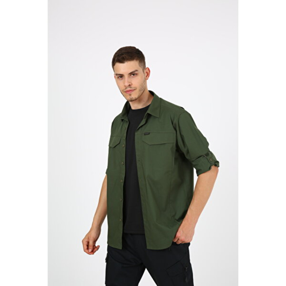 Moda Canel Monel Outdoor Yeşil Tactical Gömlek Taktik Giyim Ripstop Gömlek Giyim (Outdoor) Fiyatı